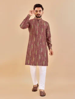 SPK Vol 16 Kurta Pajama Formal Foil Print Latest Collection