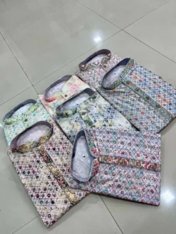 SPK Vol 21 Kurta Pajama Lucknowi Chickenkari Digital Print Design