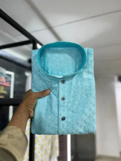 SPK Vol 24 Kurta Pajama Cotton Sequence Work Wholesale Collection