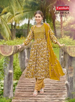 Taniksh Sadhika Vol 1 Printed Kurti Bottom With Dupatta Wholesale