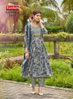 Taniksh Sadhika Vol 1 Printed Kurti Bottom With Dupatta Wholesale
