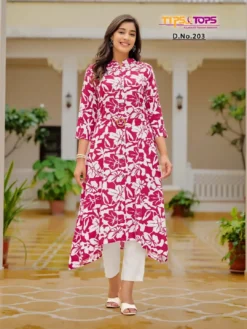 Tips And Tops Grassy Vol 2 Rayon Printed Kurti Collection