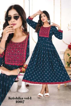 Trends Krishika Vol 01 Kurti Wholesale Collection