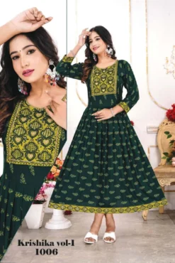 Trends Krishika Vol 01 Kurti Wholesale Collection