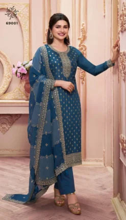 Vinay Kuleesh Shristi Dark Salwar Kameez Collection