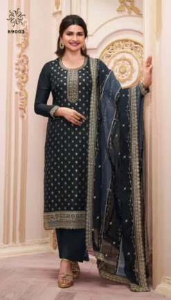 Vinay Kuleesh Shristi Dark Salwar Kameez Collection