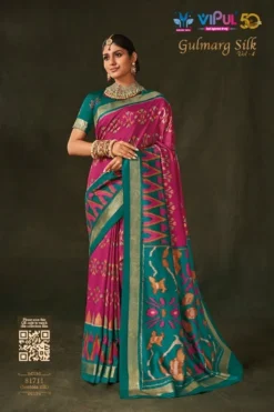 Vipul Gulmarg Silk Vol 4 Silk Saree Wholesale