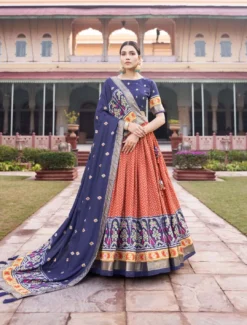 WMN 1206 Tussar Silk Lehenga Choli Online 2024