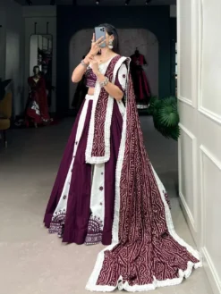 WMN 1607 Readymade Cotton Navratri Lehenga Set