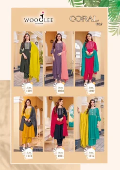 Wooglee Coral Vol 2 Kurti Bottom With Dupatta Wholesale