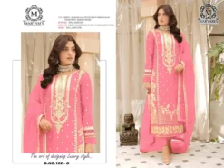 Zarin 182 Soft Organza Pakistani Dress With Embroidery Work