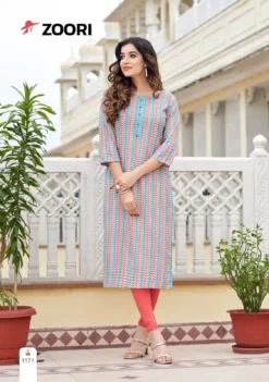 Zoori Akshara Vol 29 Rayon Printed Kurti Wholesale