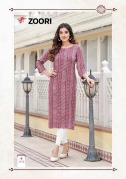 Zoori Akshara Vol 29 Rayon Printed Kurti Wholesale