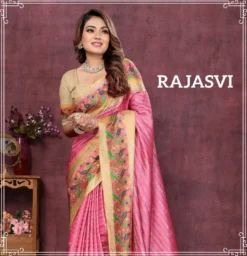 Sanjana Rajasvi Soft Raw Silk Saree Wholesale under 1500