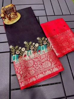 Karishma Elephant Mashru Silk Saree Wholesale under 1000