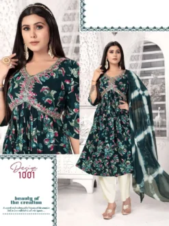 Fashion Talk Sandalwood Vol 2 Alia Cut Rayon Readymade Dress Wholesale