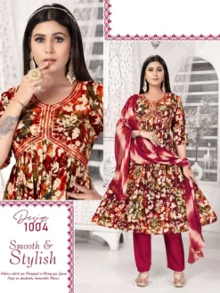 Fashion Talk Sandalwood Vol 2 Alia Cut Rayon Readymade Dress Wholesale