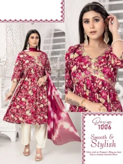 Fashion Talk Sandalwood Vol 2 Alia Cut Rayon Readymade Dress Wholesale