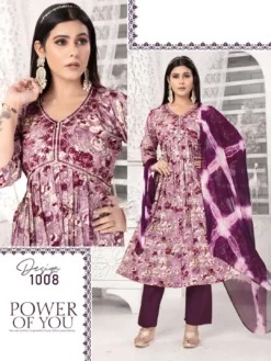 Fashion Talk Sandalwood Vol 2 Alia Cut Rayon Readymade Dress Wholesale