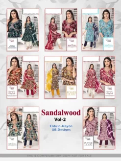 Fashion Talk Sandalwood Vol 2 Alia Cut Rayon Readymade Dress Wholesale