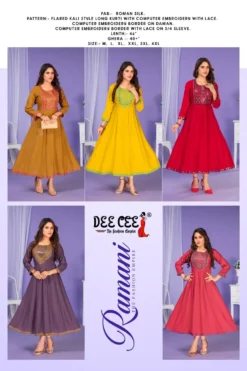 Deecee RAMANI Flared Long Kurti Wholesale