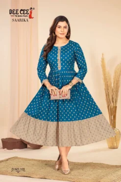 Deecee SAARIKA Flared Long Kurti Wholesale