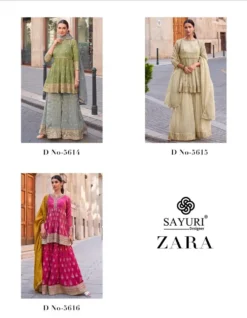 Sayuri ZARA Designer Kurti Sharara for Women Wholesale