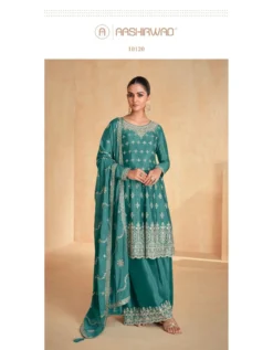 AASHIRWAD ZOHA Chinnon Silk Wedding Dress Under 2500