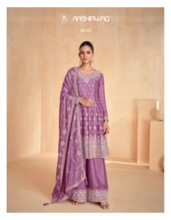 AASHIRWAD ZOHA Chinnon Silk Wedding Dress Under 2500