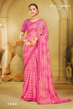 ANK Grande Finale Jari Print With Swarovski Work Saree