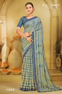 ANK Grande Finale Jari Print With Swarovski Work Saree