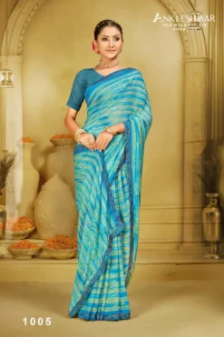 ANK Grande Finale Jari Print With Swarovski Work Saree