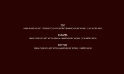 Belliza Velvet Ishq Embroidered Salwar Kameez