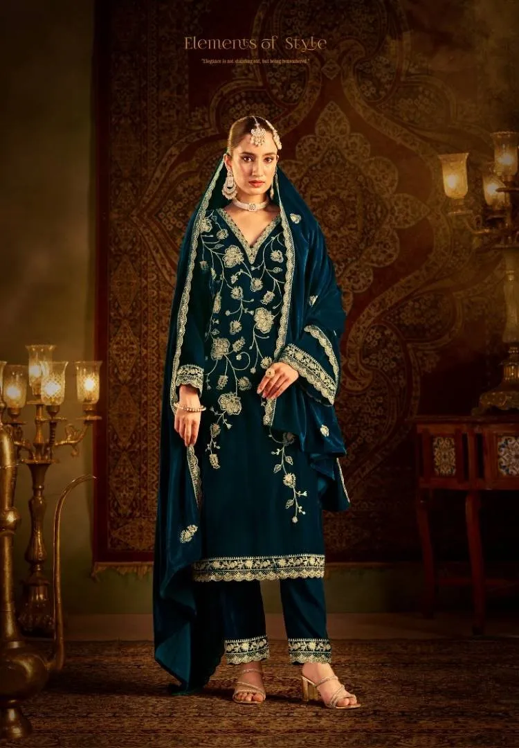 Belliza Winter Luxury Vol 2 Velvet Salwar Kameez