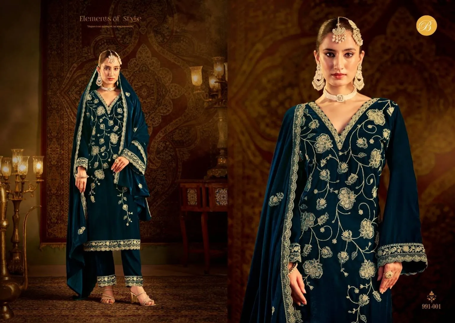 Belliza Winter Luxury Vol 2 Velvet Salwar Kameez