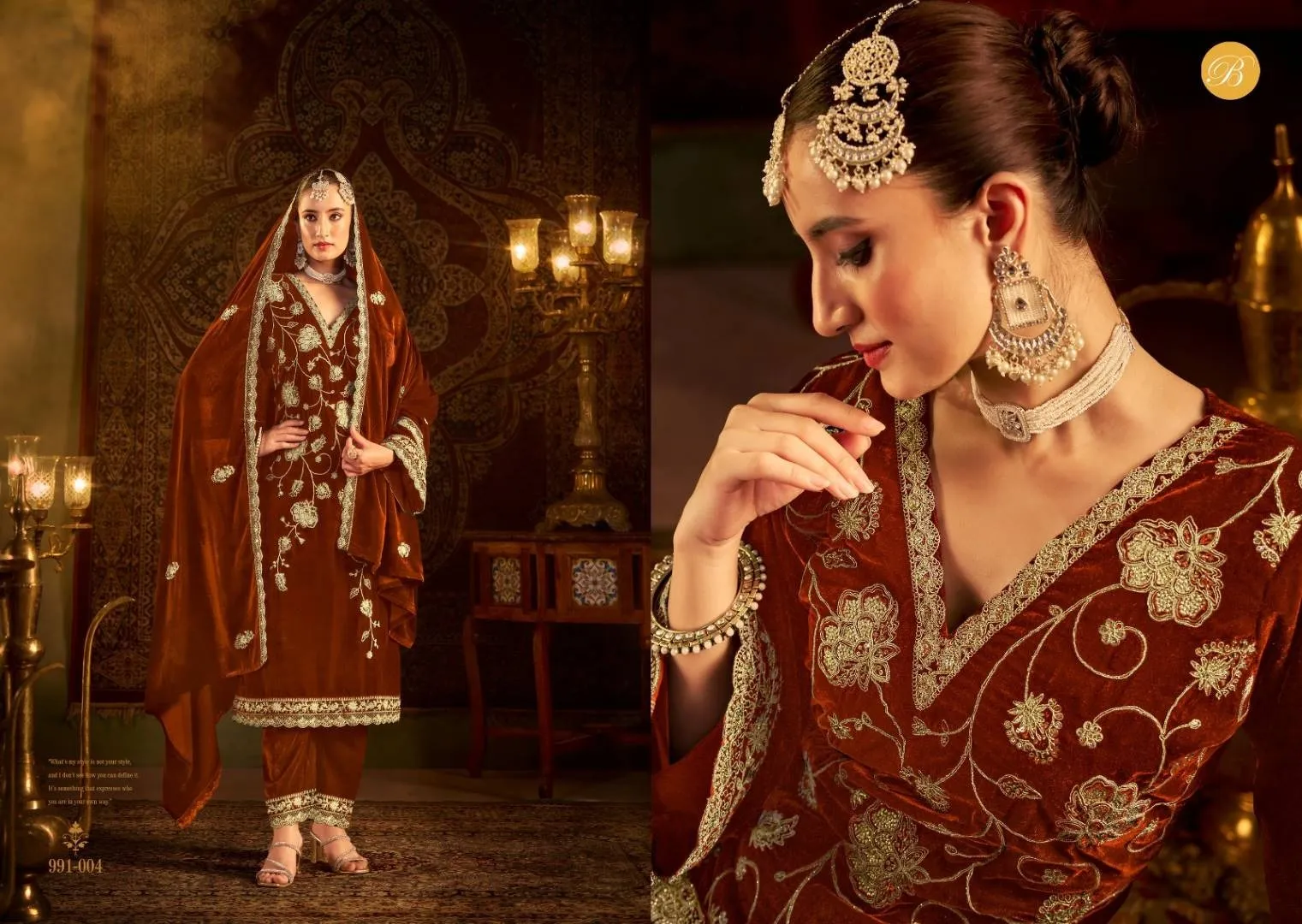 Belliza Winter Luxury Vol 2 Velvet Salwar Kameez