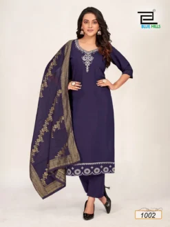 Blue Hills Jhanvi Kurti Bottom With Dupatta