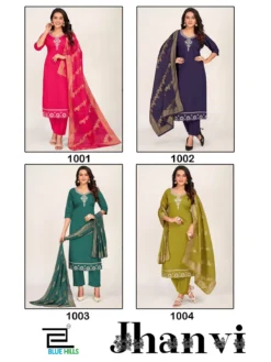 Blue Hills Jhanvi Kurti Bottom With Dupatta