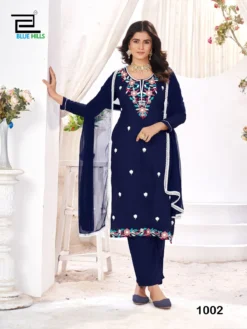 Blue Hills Saanvi Kurti Bottom With Dupatta