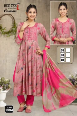 Deecee Aasmani Kurti Pant With Dupatta Combo Collection