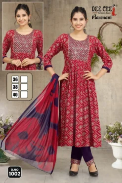 Deecee Aasmani Kurti Pant With Dupatta Combo Collection