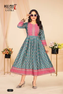 Deecee Latika Chanderi Fancy Kurti