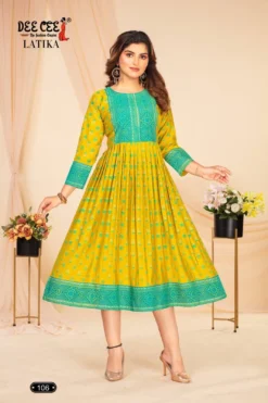 Deecee Latika Chanderi Fancy Kurti