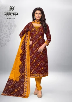 Deeptex Classic Chunaris Vol 33 Bandhani Cotton Dress Material