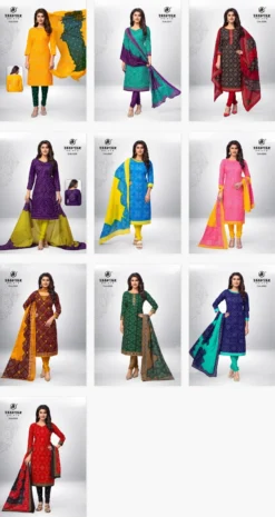 Deeptex Classic Chunaris Vol 33 Bandhani Cotton Dress Material