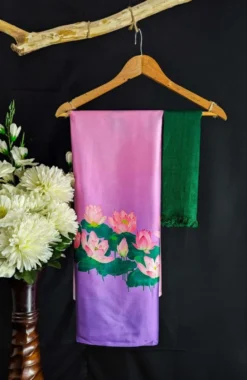 Dev Vol 04 Satin Saree Flower Digital Print New Collection