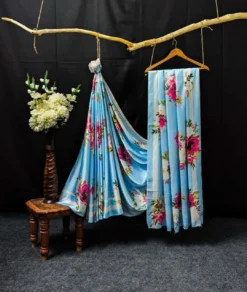 Dev Vol 15 Satin Saree Digital Print Latest Collection