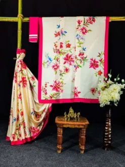 Dev Vol 16 Satin Saree Digital Print Latest Collection