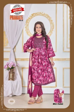 Fashion Talk Pragati Vol 02 Kurti Pant With Dupatta Collection