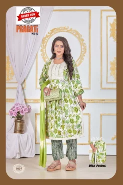 Fashion Talk Pragati Vol 02 Kurti Pant With Dupatta Collection